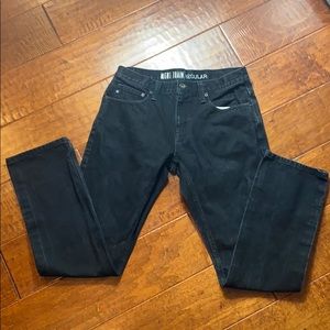 Free World Regular Jeans- Black - 31 waist